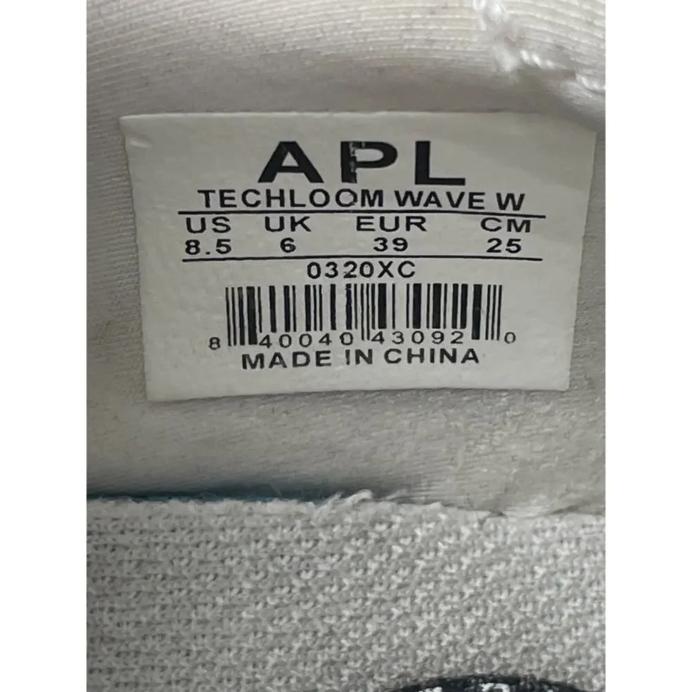 APL Techloom Wave Women's White Black Slip On Workout Athletic Running Shoes 8.5